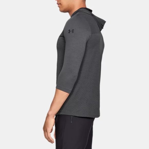 Nwt LARGE Under Armour Mens Vanish Seamless 3/4 Sleeve Hoodie Size L 1322038-019 - Picture 3 of 4